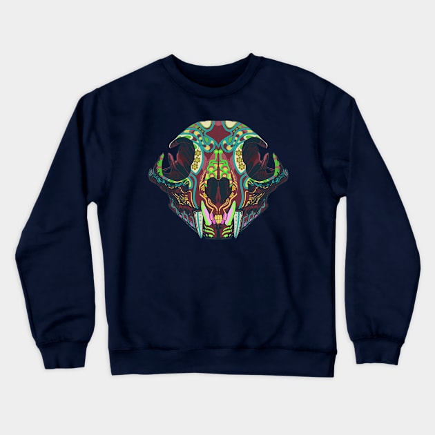 Sugar lynx Crewneck Sweatshirt by Dedos The Nomad